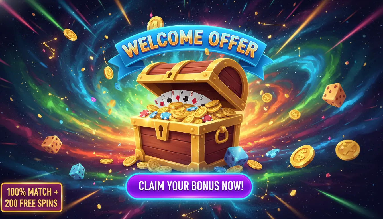 Velkomsttilbud Megarush casino